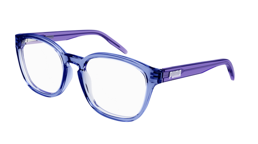 Puma Optical Frame Kid Light Blue Violet Transparent