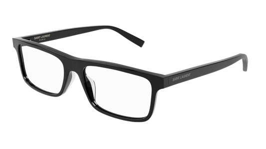 Saint Laurent Optical Frame Man Black Black Transparent
