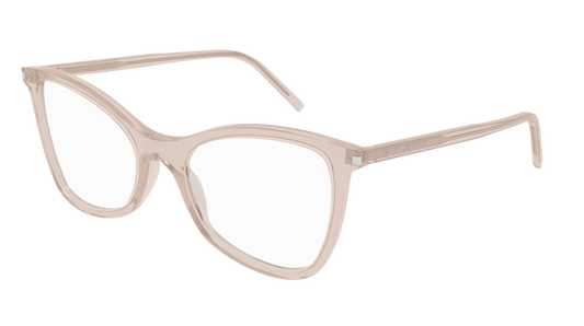 Saint Laurent Optical Frame Woman Nude Nude Transparent