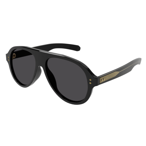 Brioni Sunglass Man Black Black Grey