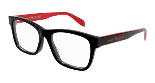 Alexander Mcqueen Optical Frame Man Black Black Transparent