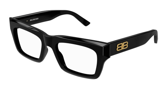 Balenciaga Optical Frame Unisex Black Black Transparent