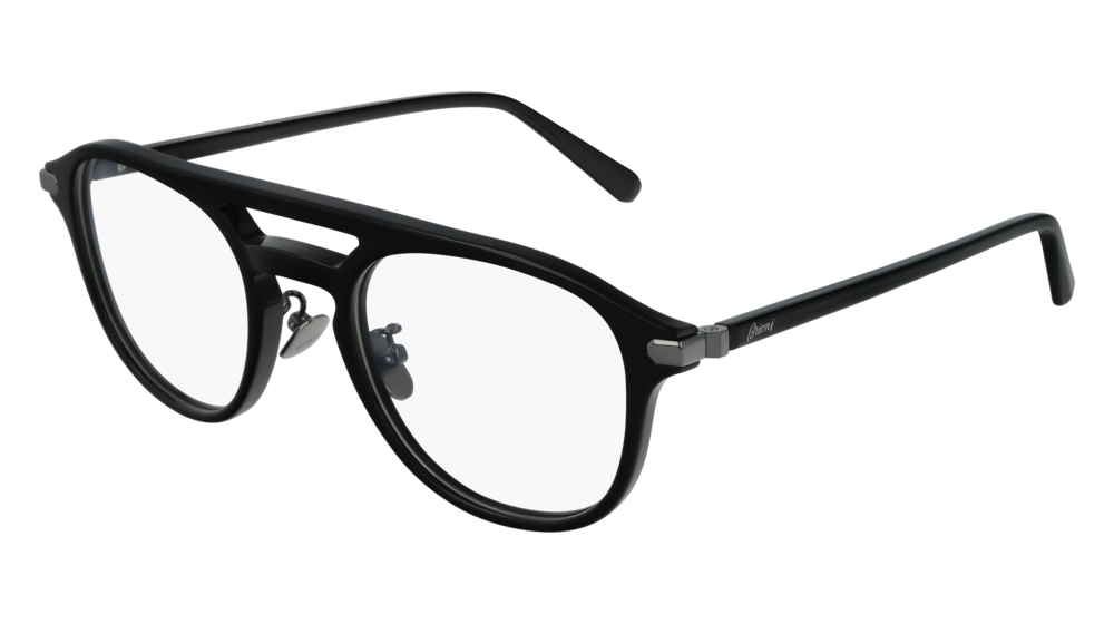 Brioni Optical Frame Man Black Black Transparent