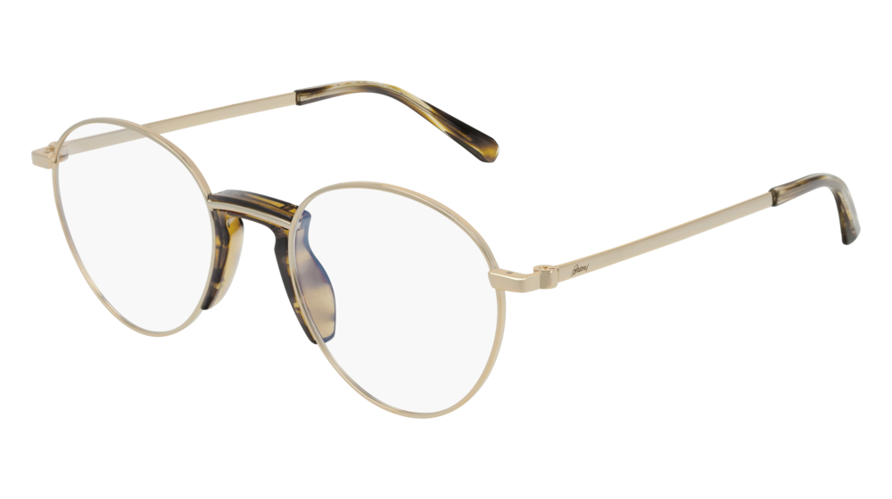 Brioni Optical Frame Man Gold Gold Transparent