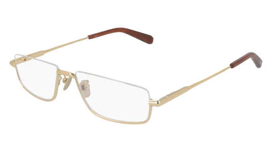 Brioni Optical Frame Man Gold Gold Transparent