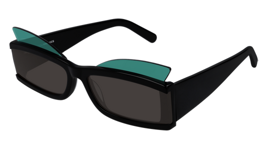 Courreges Sunglass Woman Black Black Grey