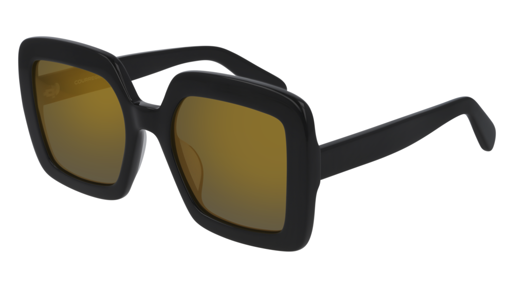 Courreges Sunglass Woman Black Black Grey