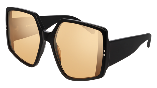 Courreges Sunglass Woman Black Black Orange