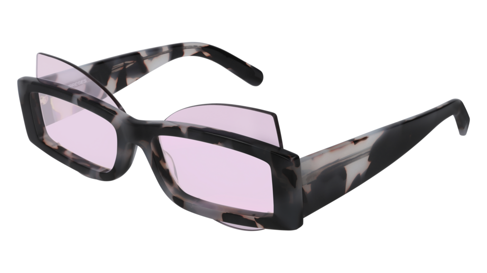 Courreges Sunglass Woman Havana Havana Pink