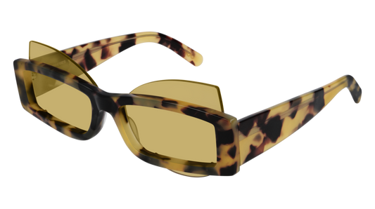 Courreges Sunglass Woman Havana Havana Yellow