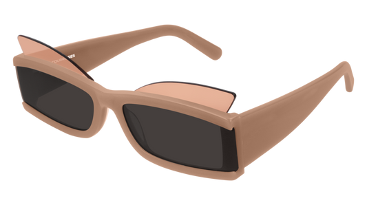 Courreges Sunglass Woman Nude Nude Grey