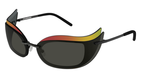 Courreges Sunglass Woman Grey Grey Grey