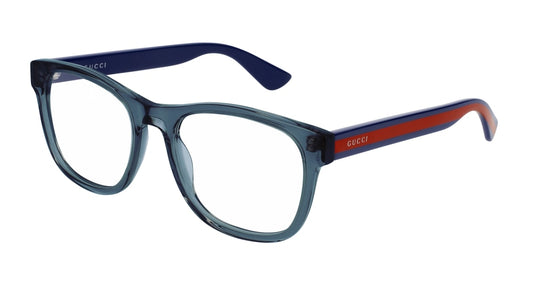 Gucci Optical Frame Man Blue Blue Transparent