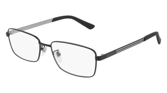 Gucci Optical Frame Man Black Black Transparent
