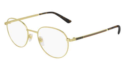 Gucci Optical Frame Man Gold Gold Transparent