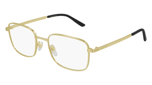 Gucci Optical Frame Man Gold Gold Transparent