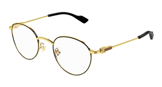 Gucci Optical Frame Man Gold Gold Transparent