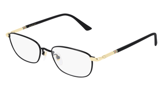 Gucci Optical Frame Man Black Black Transparent