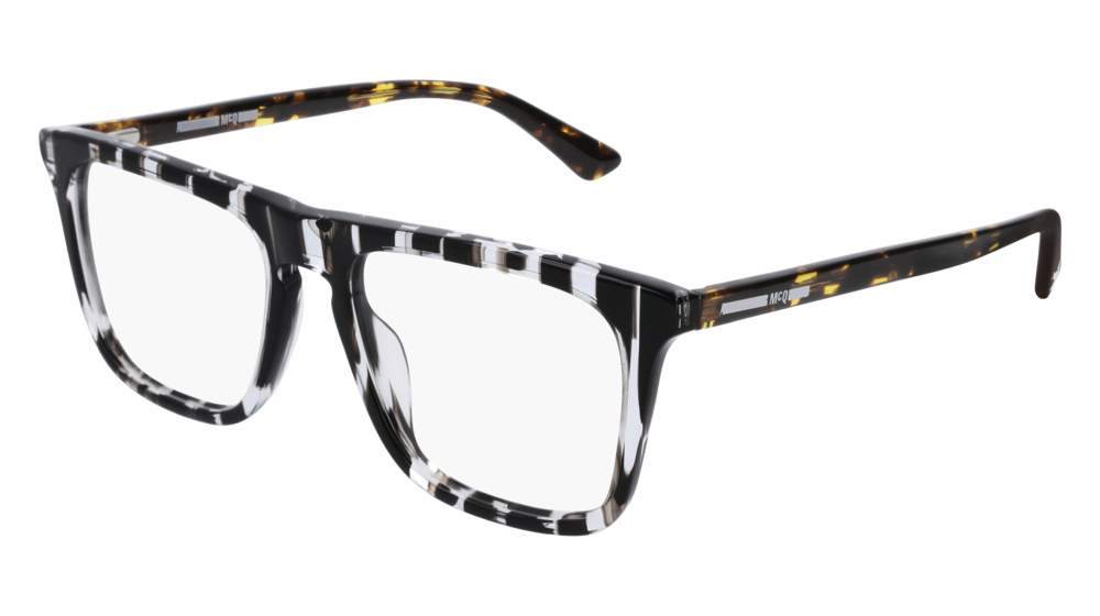 Mcq Optical Frame Man Black Havana Transparent