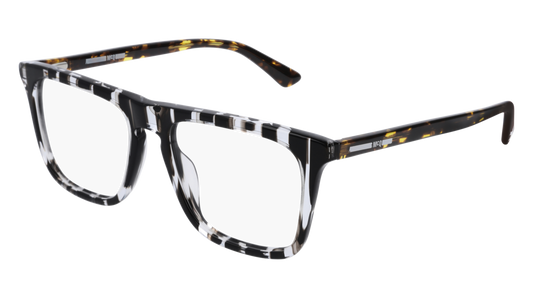Mcq Optical Frame Man Black Havana Transparent
