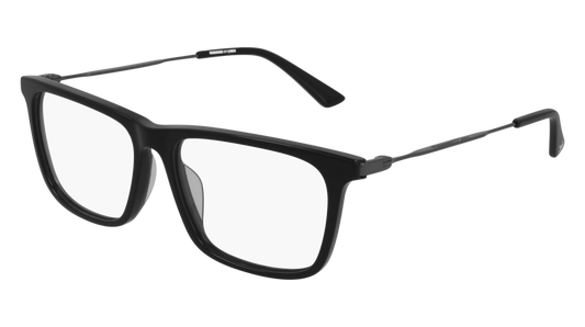 Mcq Optical Frame Man Black Ruthenium Transparent