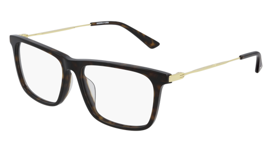 Mcq Optical Frame Man Havana Gold Transparent