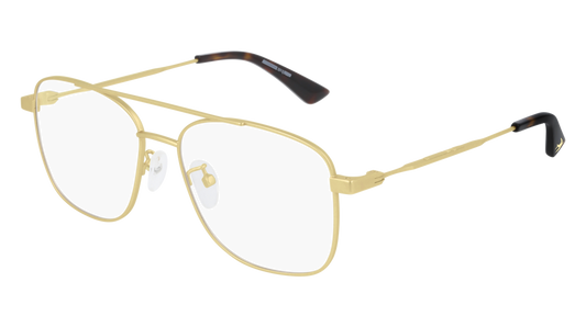 Mcq Optical Frame Man Gold Gold Transparent