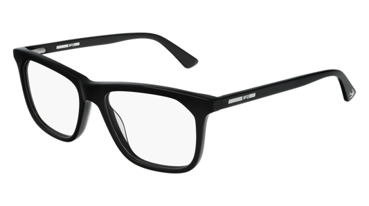Mcq Optical Frame Unisex Black Black Transparent