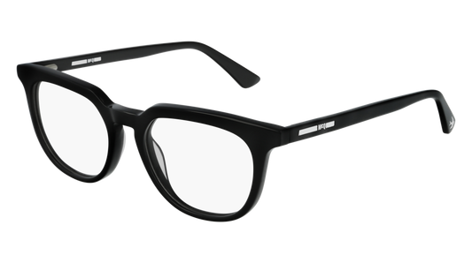 Mcq Optical Frame Unisex Black Black Transparent