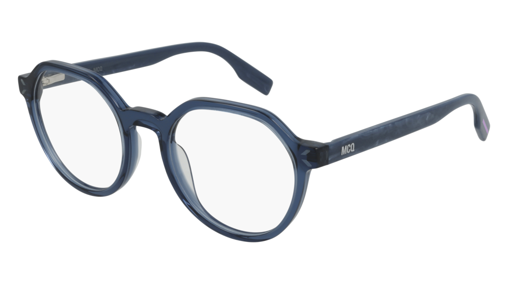 Mcq Optical Frame Unisex Blue Blue Transparent