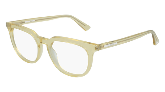 Mcq Optical Frame Unisex Yellow Yellow Transparent