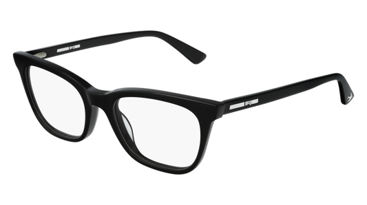 Mcq Optical Frame Woman Black Black Transparent