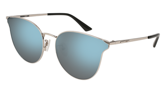 Mcq Sunglass Woman Silver Silver Light Blue