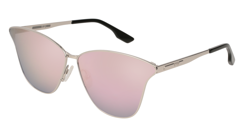 Mcq Sunglass Woman Silver Silver Pink