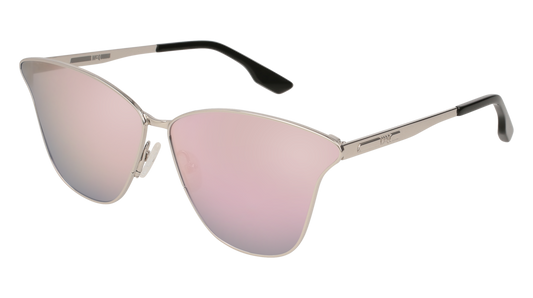 Mcq Sunglass Woman Silver Silver Pink