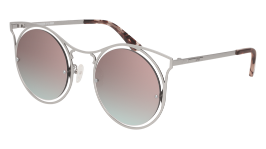 Mcq Sunglass Woman Silver Silver Pink