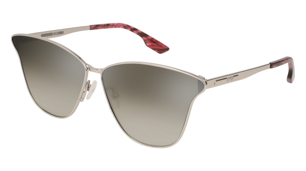 Mcq Sunglass Woman Silver Silver Silver