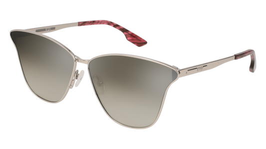 Mcq Sunglass Woman Silver Silver Silver