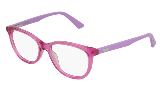 Puma Optical Frame Kid Pink Violet Transparent