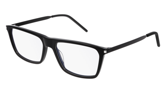 Saint Laurent Optical Frame Man Black Black Transparent