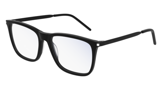 Saint Laurent Optical Frame Man Black Black Transparent