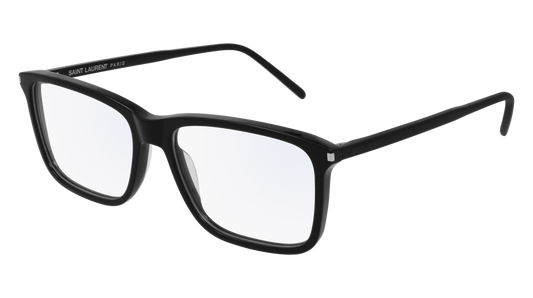 Saint Laurent Optical Frame Man Black Black Transparent