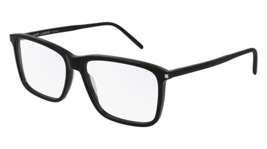 Saint Laurent Optical Frame Man Black Black Transparent