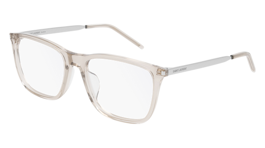 Saint Laurent Optical Frame Man Brown Silver Transparent
