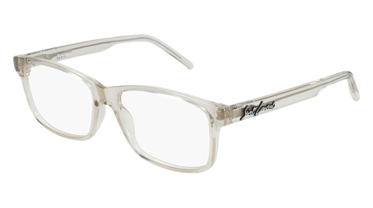 Saint Laurent Optical Frame Man Beige Beige Transparent